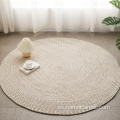 alfombra de alfombra redonda al aire libre blanca al aire libre